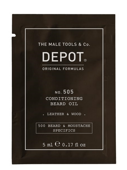 Depot nr 505 Läder- och träskäggolja 5 ml