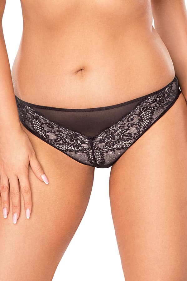 Vivisence 1055 Sorte og Beige S Trusser