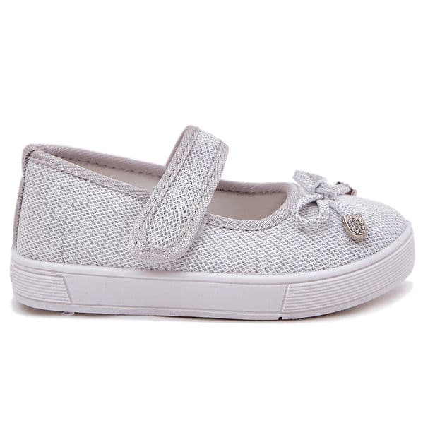 Barnskor Tyll Ballerinor Silver 20