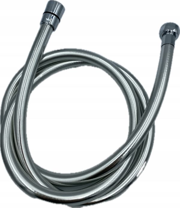 Duschslang L150cm, Silver, 360° svängbart munstycke, Batmix PVC150