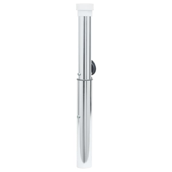 vidaXL Parasollfot för markmontering, 40-50 mm stänger, silver