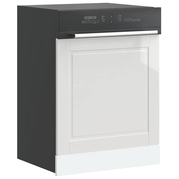 vidaXL Diskmaskinspanel Porto vit 60x1,5x67 cm