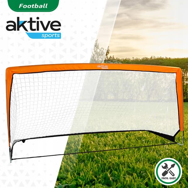 FOTBOLLMÅL 200X100X100CM - AKTIV