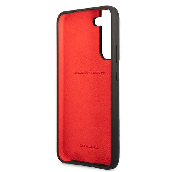 Ferrari On Track Silikone Etui til Galaxy S22+, Sort