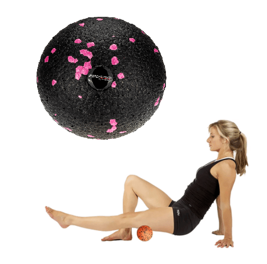 Aqua-Sport Powerstretch EPP 8 cm massagerylle, sort-pink
