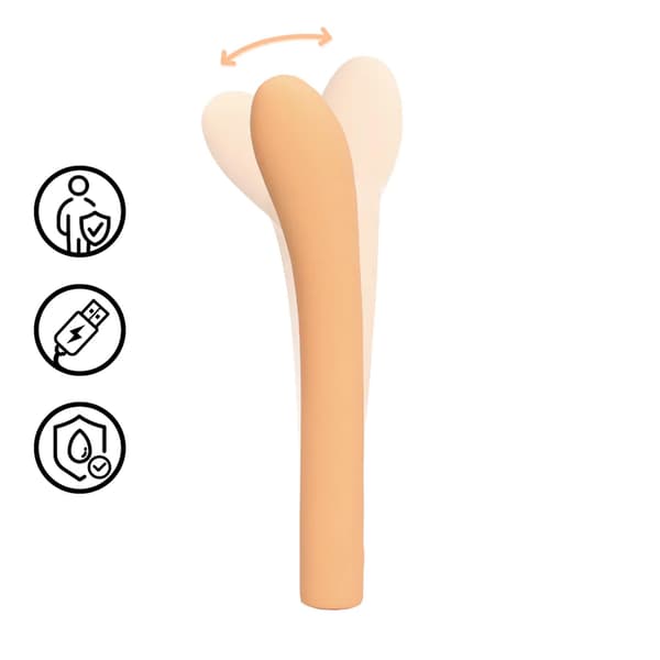 Fingrande G-punktsvibrator - Peach Fuzz
