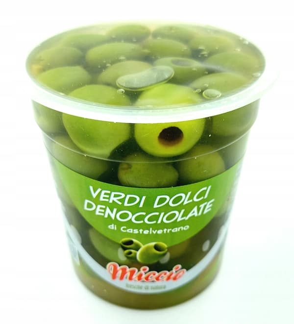 Miccio grønne udstenede oliven 200g