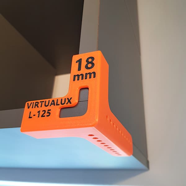 Tømrerklemme L-125 til 18 mm brædder