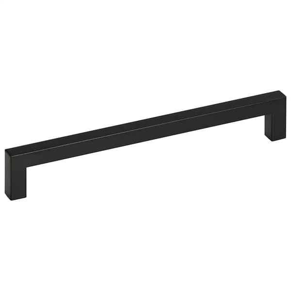 vidaXL skabsgreb, 5 stk., sort, 224 mm, rustfrit stål