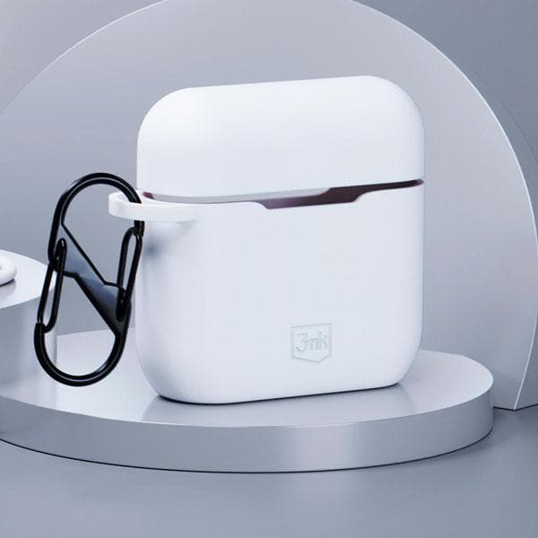 3mk Silikonhörlursfodral för AirPods 3:e generationen, vit