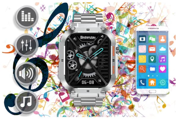 Herre smartwatch Gravity GT6-7 - opkald, søvnmonitor (sg020g)