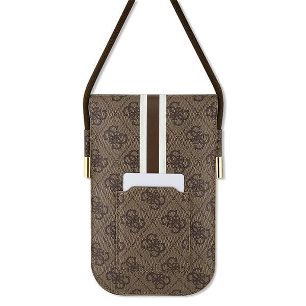 Guess 4G Stripes Skuldertaske, Brun