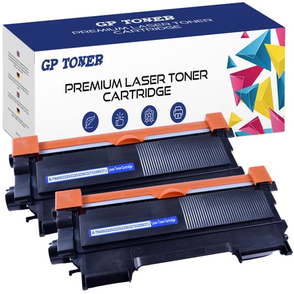 2x toner til Brother GP-B2220 x2 GP