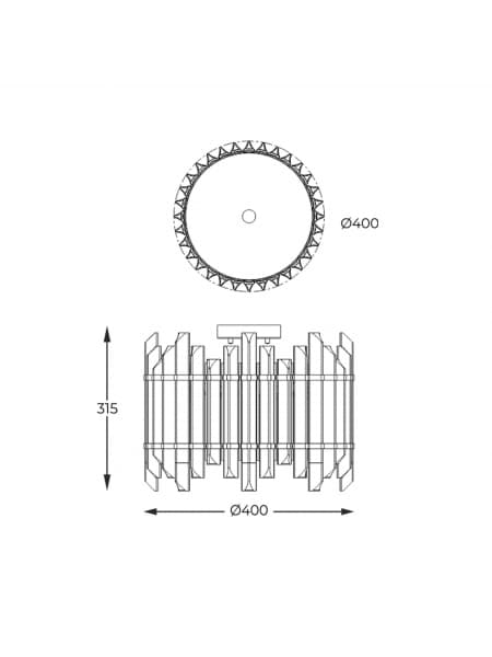 ALEXANDRIA C0556-06D-V7V7 loftlampe