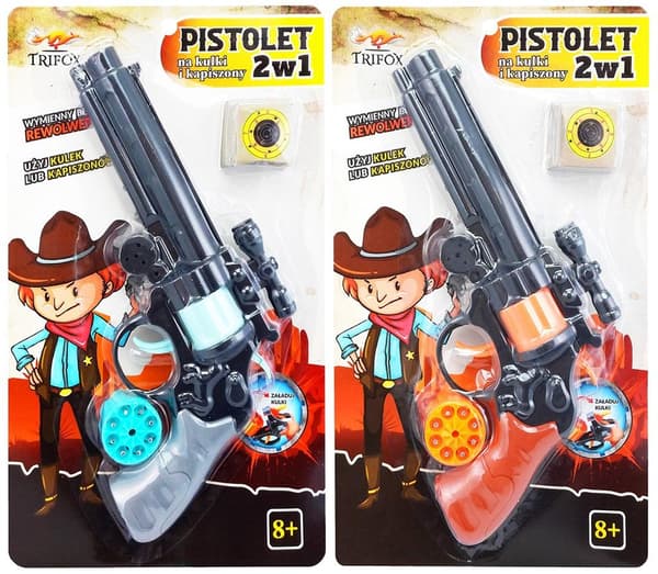 2-i-1 pistol til hætter og kuler MIX