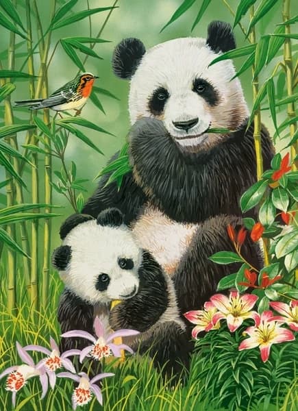 Pussel 300 B-030507 Panda Brunch