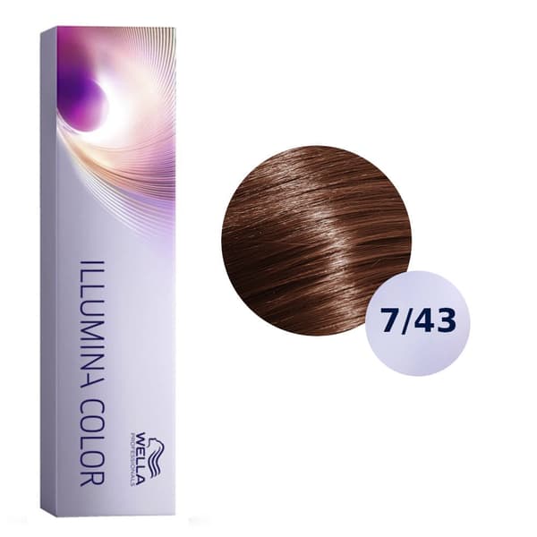 Wella Illumina Color 7/43 -väri 60ml
