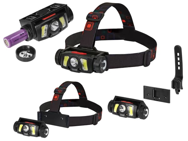 Pannlampa Cykellampa LED COB XPG Rörelsesensor