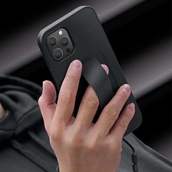 UNIQ Heldro iPhone 12 Pro Max 6,7" cover sort/midnatssort Antimikrobiel