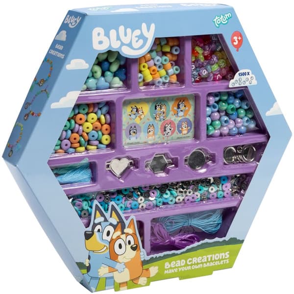 Blå perler til smykkefremstilling