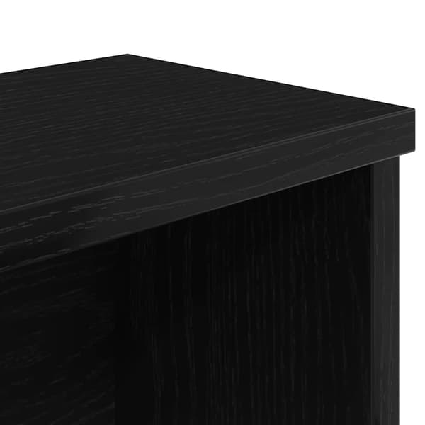 vidaXL foldbar køkkenhylde sort 60x15x16 cm