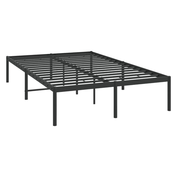 vidaXL metalsengestel sort 120x190 cm