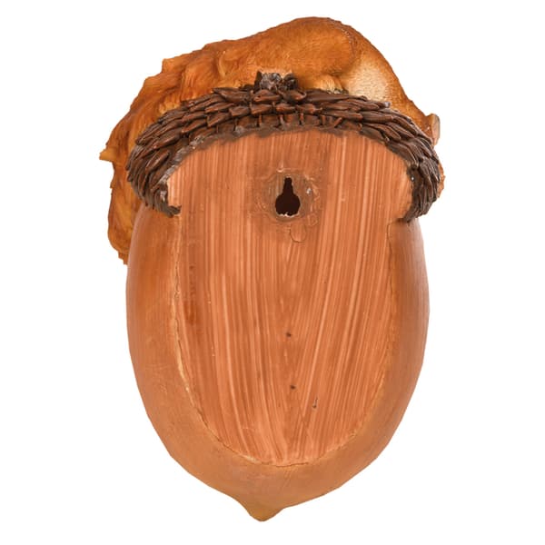 Fågelmatare med ekorre, höjd 20,4 cm