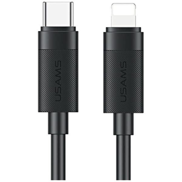 USAMS U94 30W USB-C til Lightning-kabel 1m sort