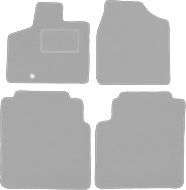 Grå bilmåtter til: Chrysler Voyager V minivan (2008-2016)