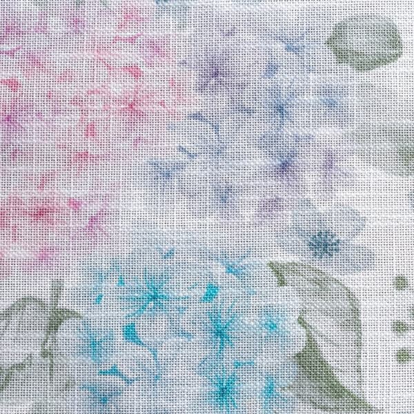 Bordsduk blommor SUMMER8 rosa 90x90