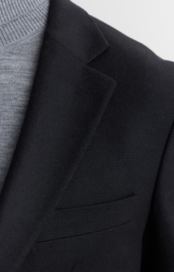 Slim fit jakke med genbrugsuld 98