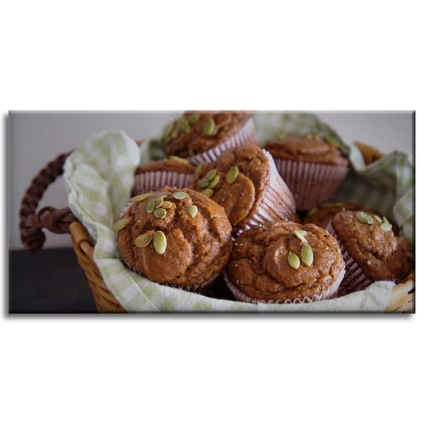 Lærredstryk Køkken Cupcakes Slik 80x40