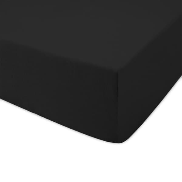 Sengetøj 200x220 jersey 100% bomuld sort