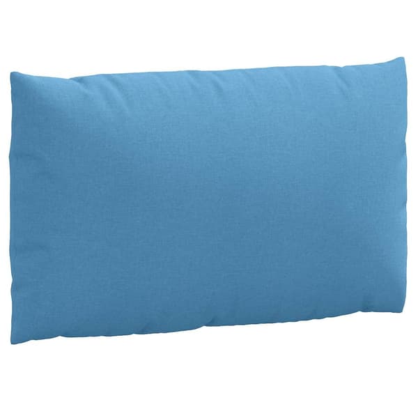 vidaXL Pallsoffkuddar, 3 st, blåmelerat tyg