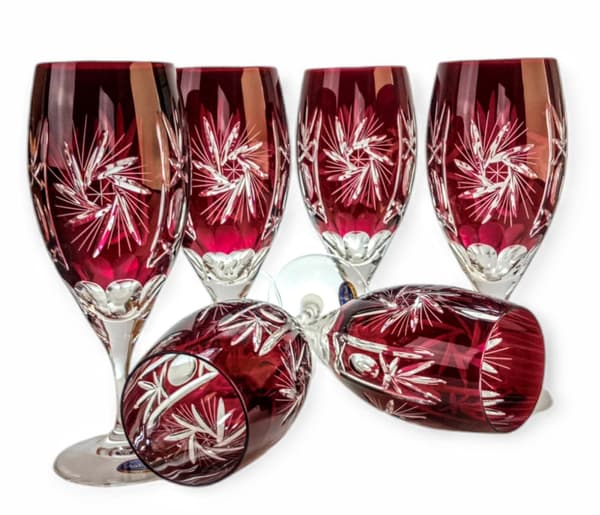 Ruby Crystal ølglas 500 ml olivenkværn