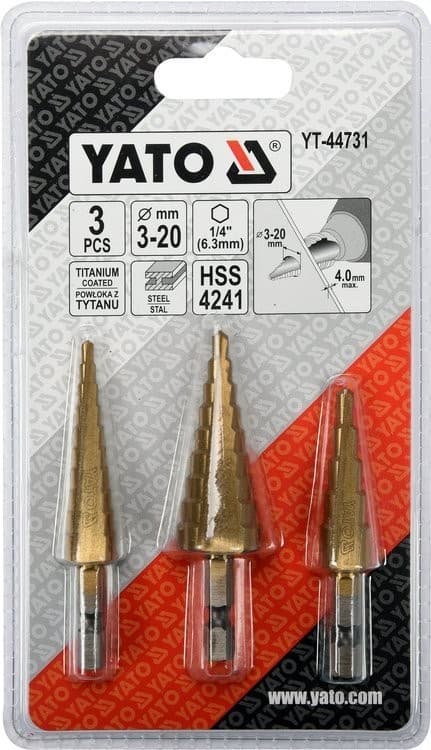 Stegborrset 3 st YT-44731 YATO