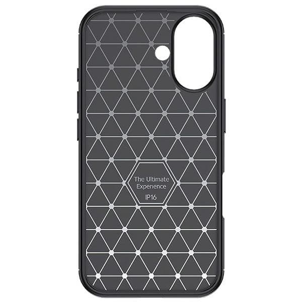 Beline Carbon Armor-skal till iPhone 16 Plus, svart
