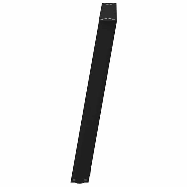 vidXL Spisebordsben, 2 stk., sorte, 80x(72-73) cm