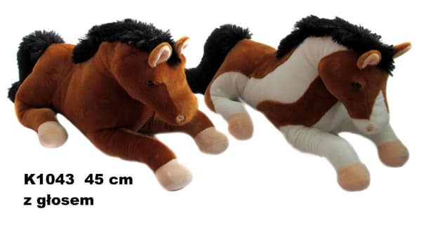 Häst med röst 45 cm MIX