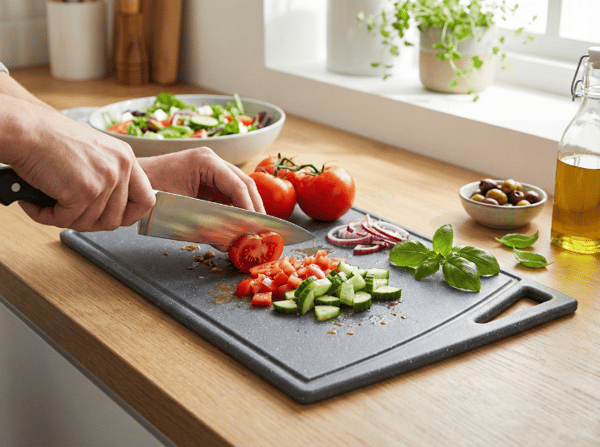 FRESH PLASTSKÄRBRÄDA 31,5X20CM MARMOR -BEN