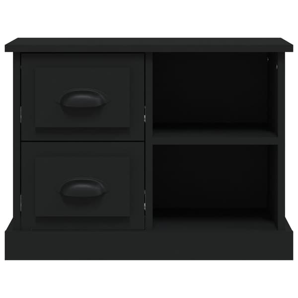 vidaXL sengebord, sort, 60x35,5x45 cm