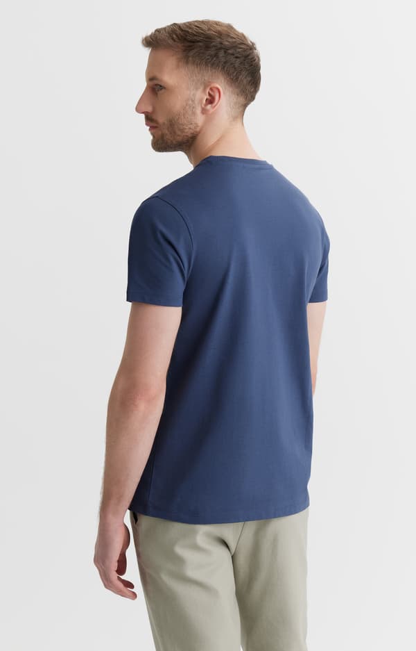 Ensfarvet t-shirt S
