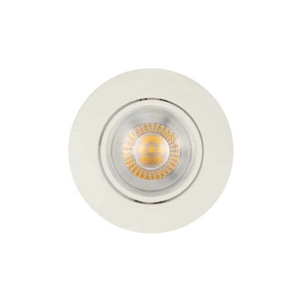 LED-takspotlight Infälld, rörlig downlight 4,8W Neutralvit