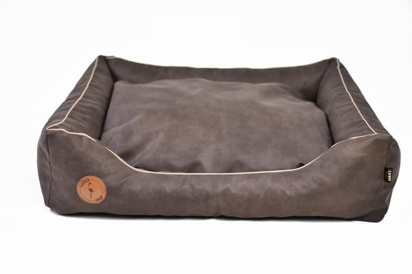 CEZAR sofa brun L - 95 cm x 80 cm