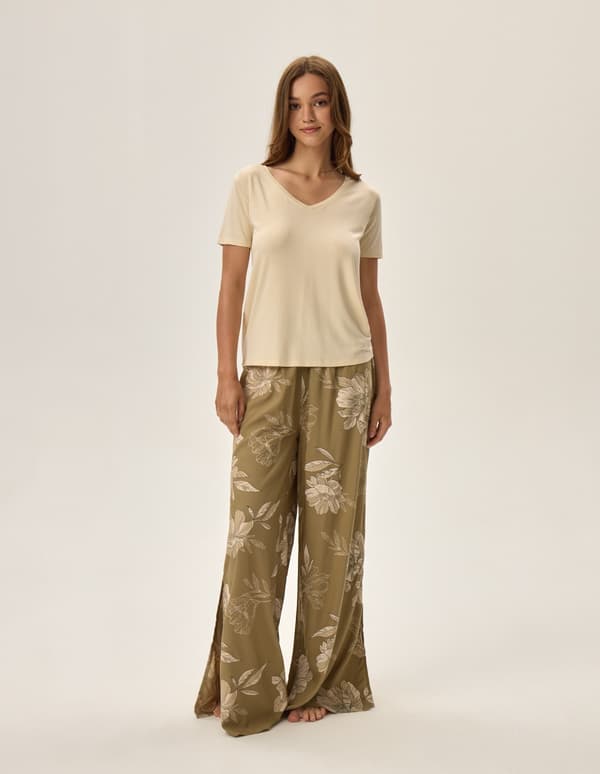 Fleur-pyjamas för kvinnor, 2XL