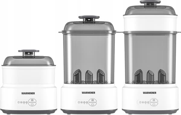 PureSteamPro elektrisk dampsterilisator med flaske- og suttetørrer