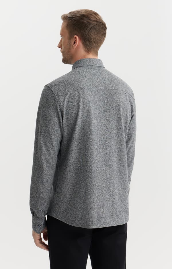 Strikskjorte i regular fit L