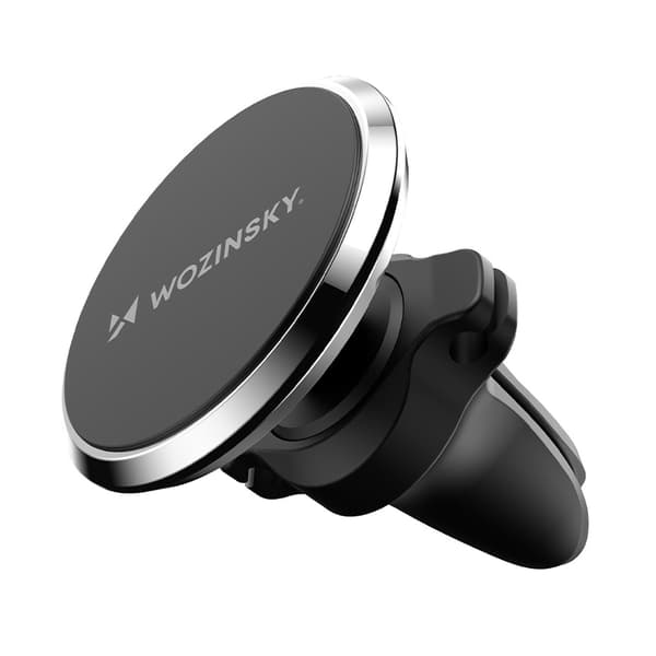 Magnetisk telefonholder til bilens ventilationsåbning, sort
