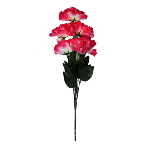 Buket med 9 lyserøde nelliker 54 cm