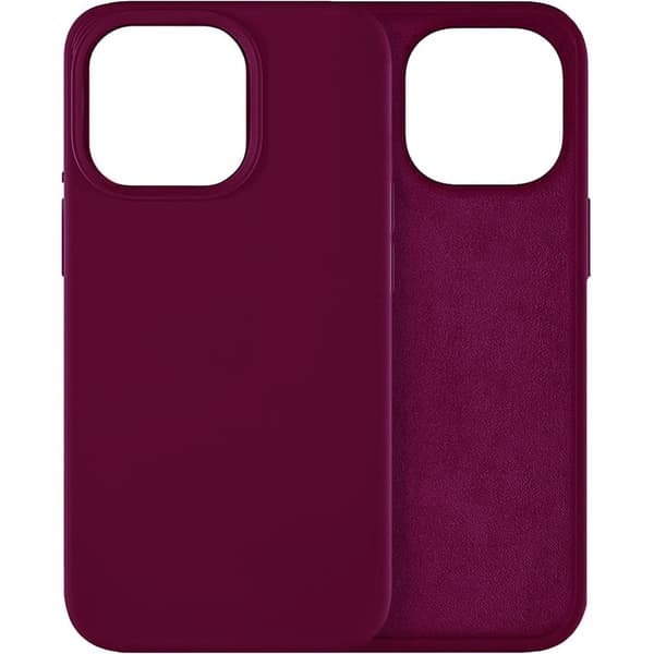 iPhone 14 Pro cover, silikone lite, rød
